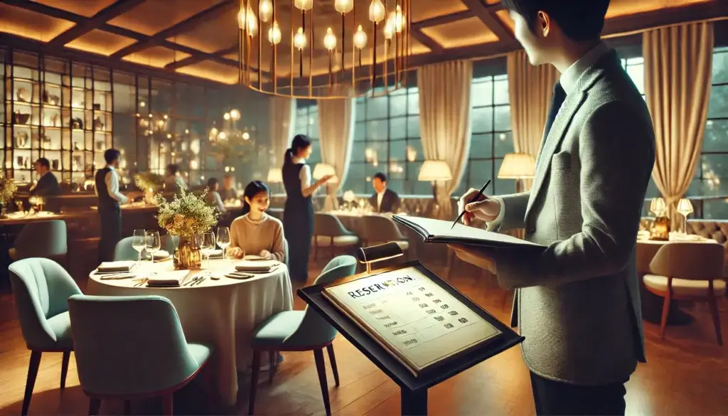 식당: 예약 2 식당 예약 워드